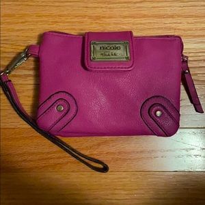 Nicole Miller wristlet purse